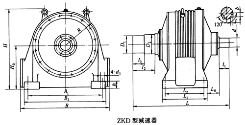 ZK型行星齒輪減速機(JB-T9043·1-1999)