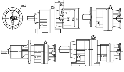CR斜齒輪減速器
