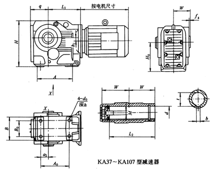 K系列斜齒輪-錐齒輪減速電機(jī)