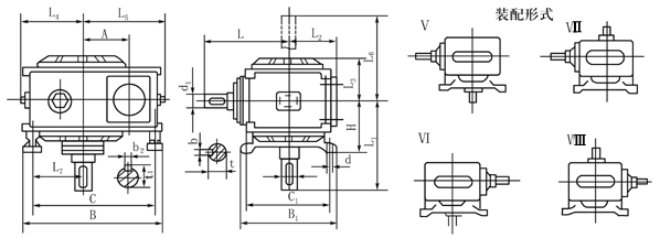 WH系列圓弧圓柱蝸桿減速機(JB2318—79)