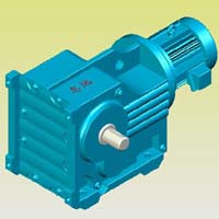 K系列螺旋錐齒輪減速機(jī)實體模型