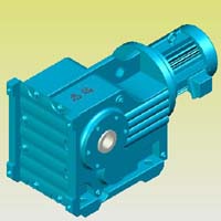 K系列螺旋錐齒輪減速機(jī)實體模型