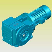 K系列螺旋錐齒輪減速機(jī)實體模型