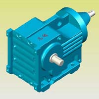 K系列螺旋錐齒輪減速機(jī)實體模型