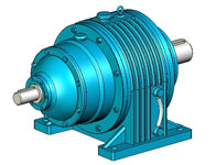 NGW行星齒輪減速器實(shí)體模型(JB1799-76)