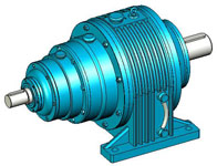 NGW行星齒輪減速器實(shí)體模型(JB1799-76)
