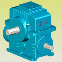 PWU型平面二次包絡環(huán)面蝸桿減速器實體模型