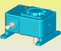 WHT型圓弧圓柱蝸桿減速機實體模型(JB2318—79)
