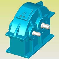 ZDS少齒數(shù)漸開線圓柱齒輪減速機實體模型