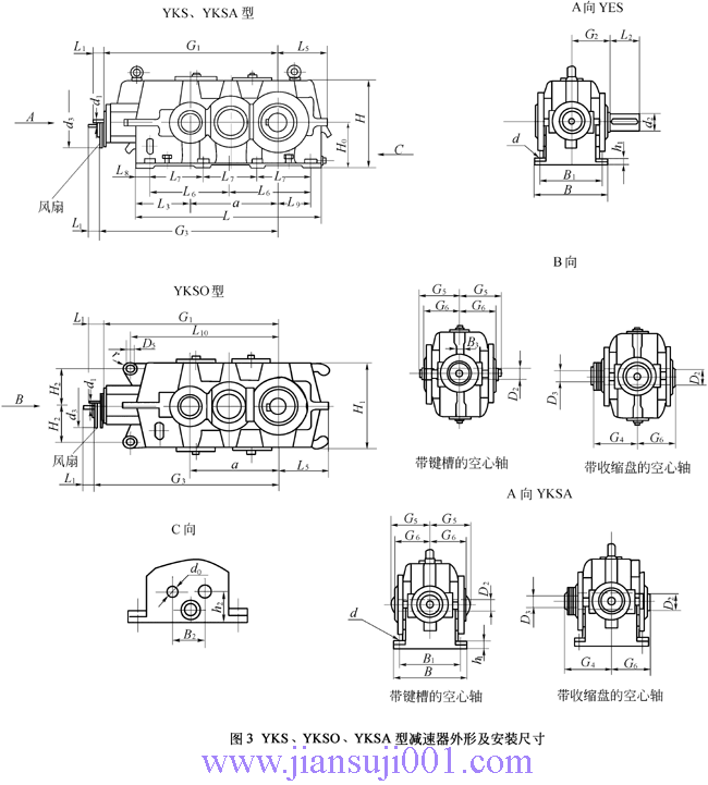 YK系列圓錐—圓柱齒輪減速機(jī)