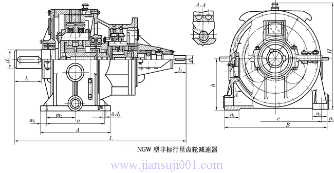 NGW型非標(biāo)行星齒輪減速機(jī)