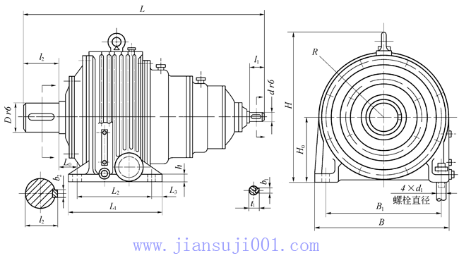 NGW行星齒輪減速機(jī)(JB1799-76)