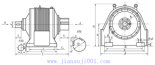 ZJ型行星齒輪減速機(jī)(JB-T7681-95)