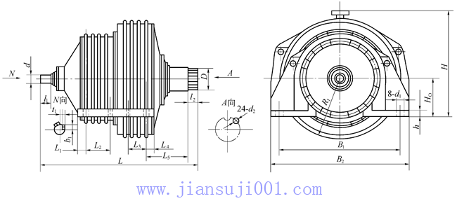 ZJ型行星齒輪減速機(jī)(JB-T7681-95)