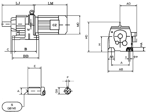 CZR17�����X݆�p��늙C���b�����γߴ�