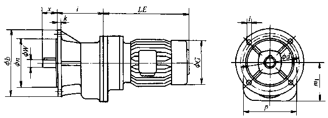 U系列齒輪減速三相異步電動(dòng)機(jī)