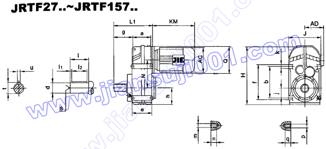 JRTF平行軸-斜齒輪減速電機(jī)