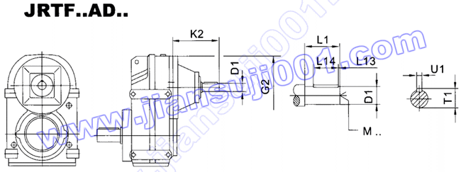 JRTF平行軸-斜齒輪減速電機