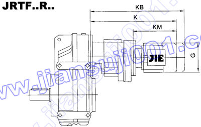 JRTF平行軸-斜齒輪減速電機