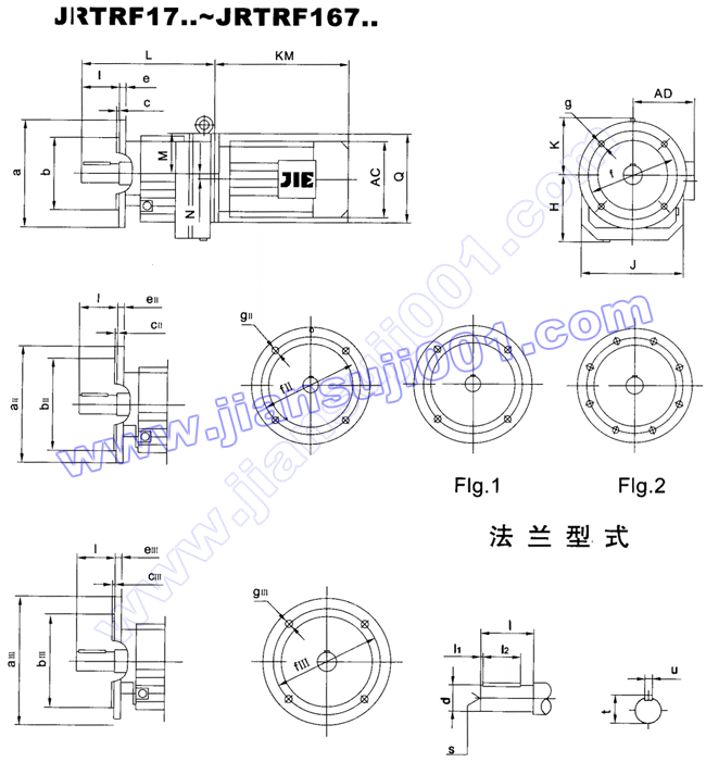 JRTR斜齒輪減速電機(jī)