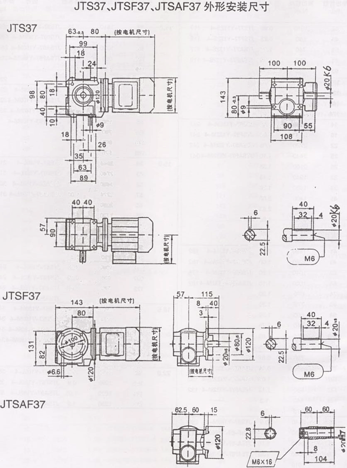 JTS系列斜齒輪-蝸輪減速電機(jī)