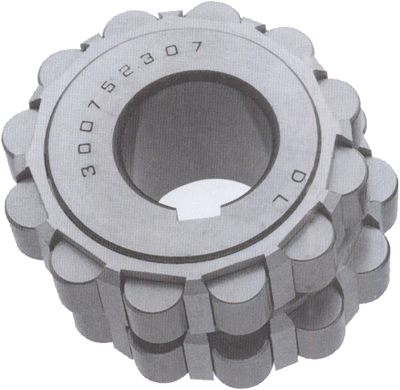 整體單(雙)偏心轉臂軸承外形尺寸(內(nèi)徑28-35mm)