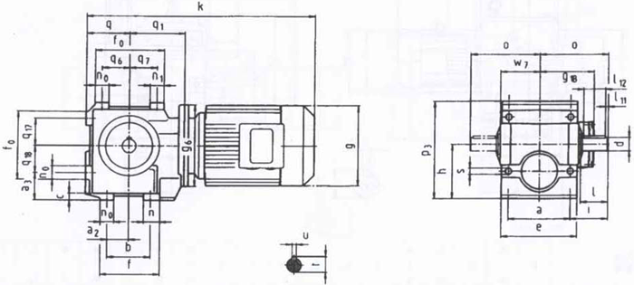 SW斜齒輪—蝸輪蝸桿減速電機