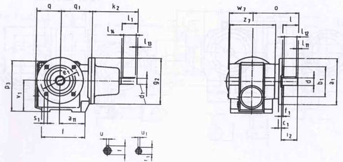 SW斜齒輪—蝸輪蝸桿減速電機