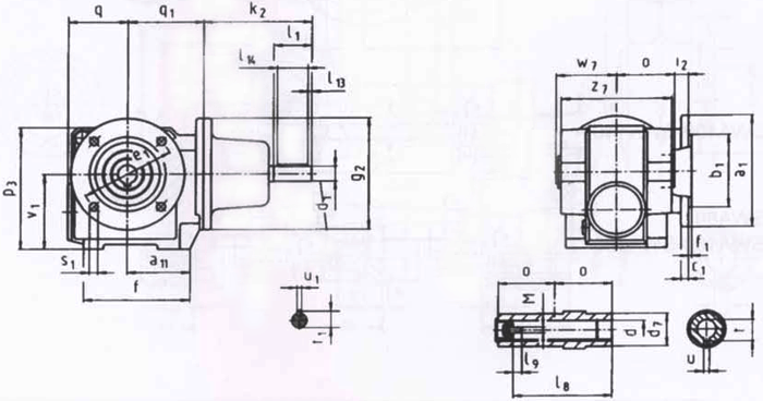 SW斜齒輪—蝸輪蝸桿減速電機