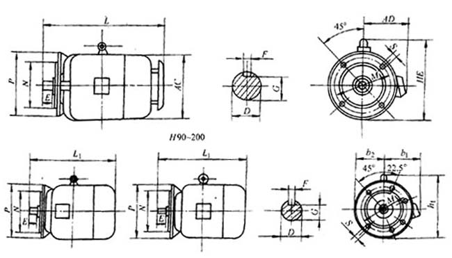 YKZ��FXZ�����ƄӮ���늄әC(j��)���γߴ磨H80��H160��